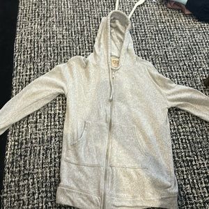 plain grey hoodie size AXS